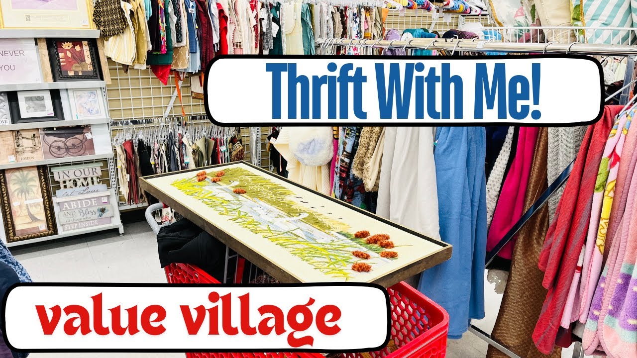 I CAN'T BELIEVE WHAT I FOUND AT VALUE VILLAGE! | Thrift With Me | VINTAGE HOME DECOR