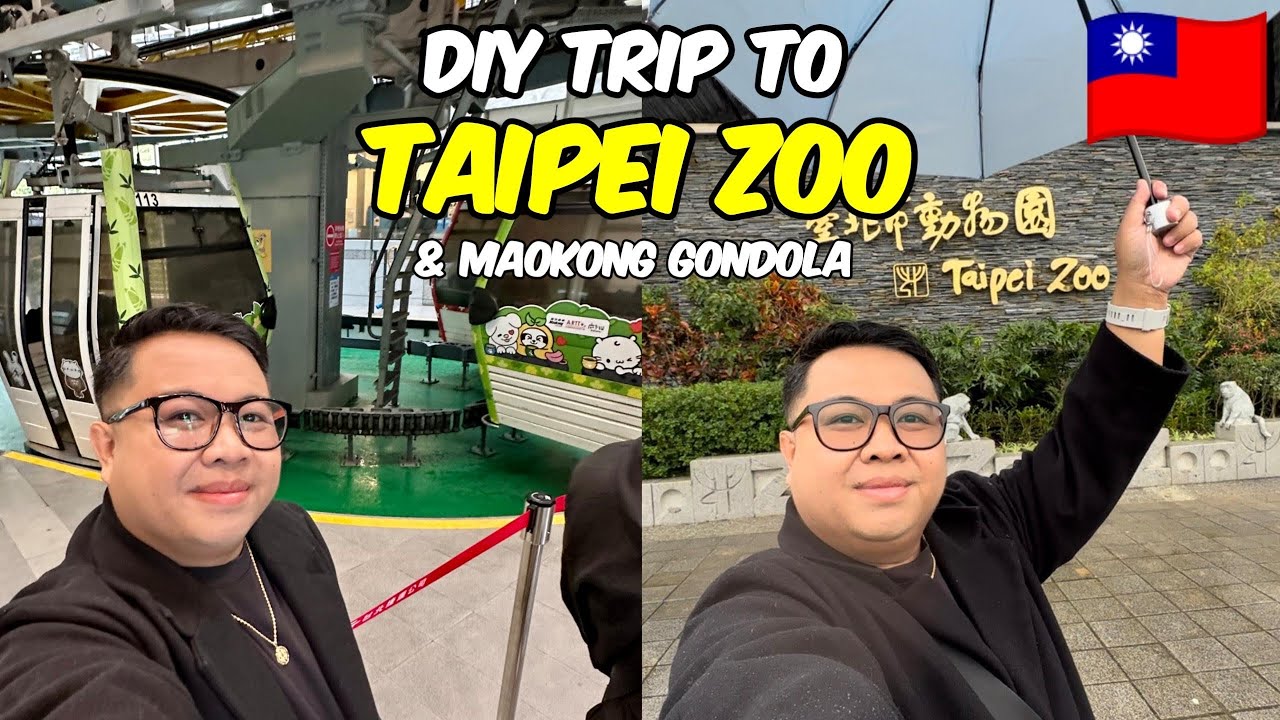 Let's go to Taipei Zoo & Maokong Gondola from Ximending! 🇹🇼 | Jm Banquicio