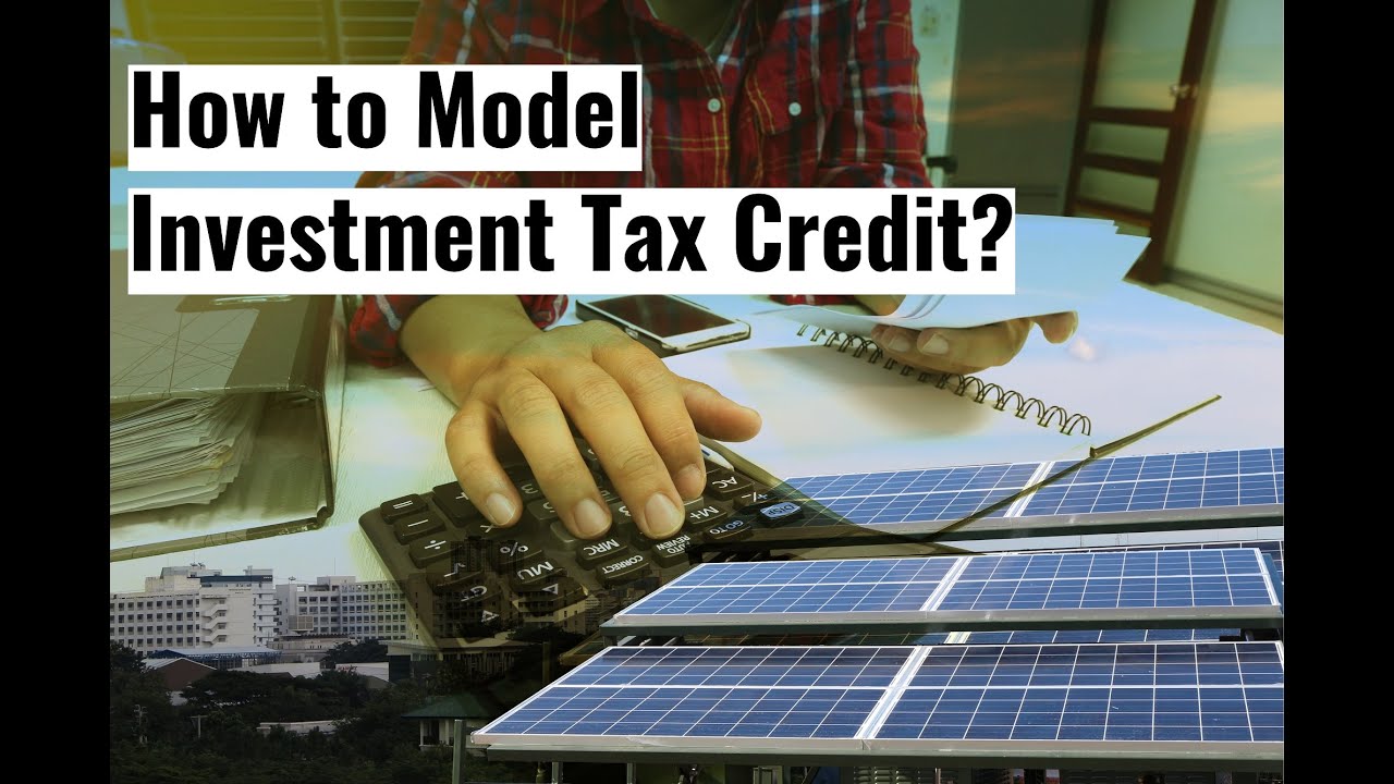 Modeling Investment Tax Credit for Solar Projects in US (Tax Equity)