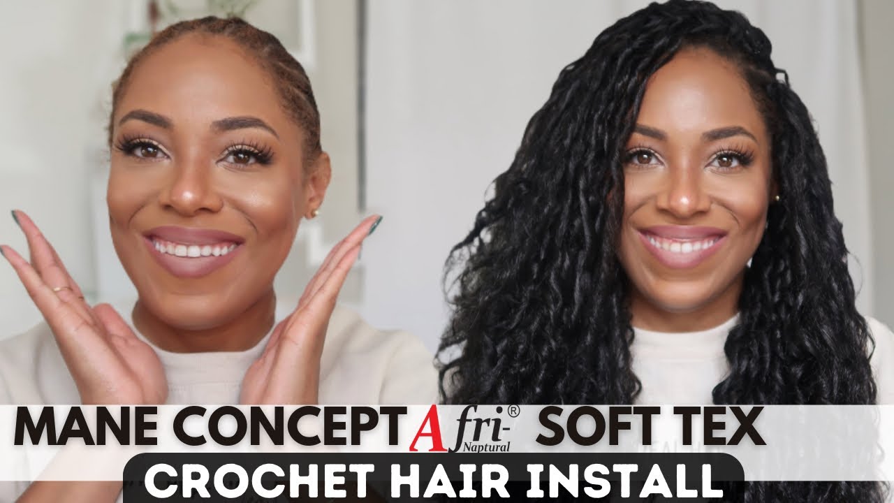 Mane Concept Afri Naptural Soft Tex Crochet Hair Install - Lia Lavon