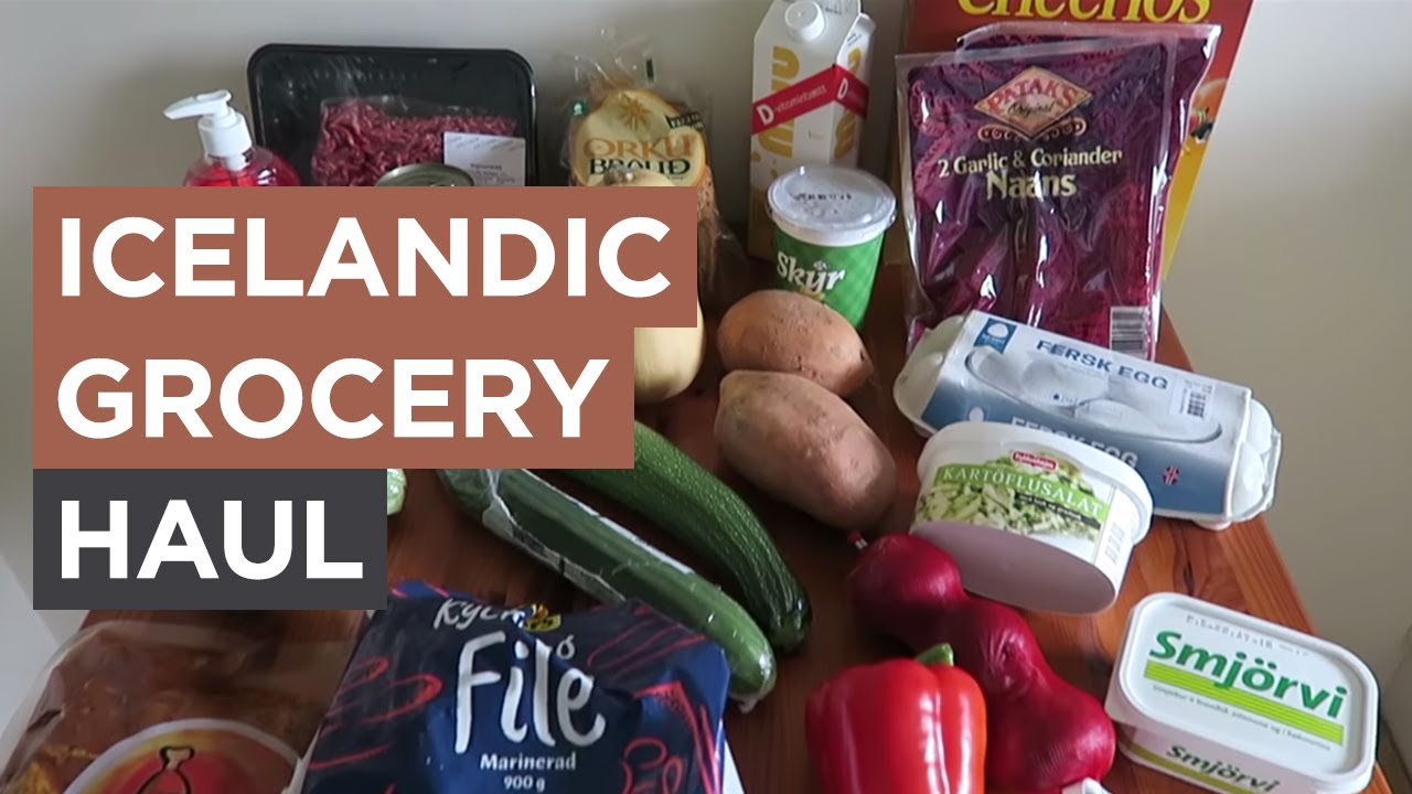 Icelandic Grocery Haul // Food Shopping in Reykjavik, Iceland (Kronan)
