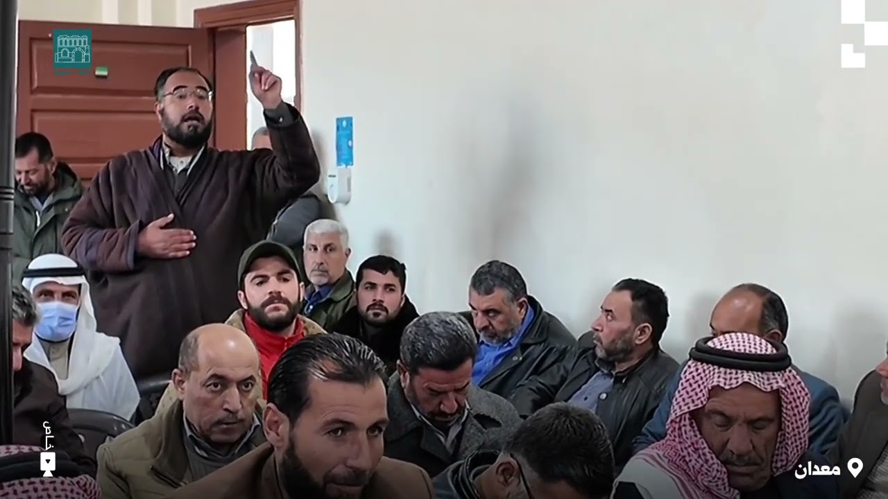 من مداخلات أهالي معدان في اجتماع اليوم مع مسؤولي محافظة الرقة 
