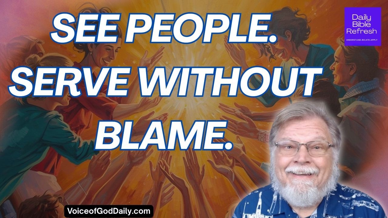 Where Do We See God’s Work Without the Blame?