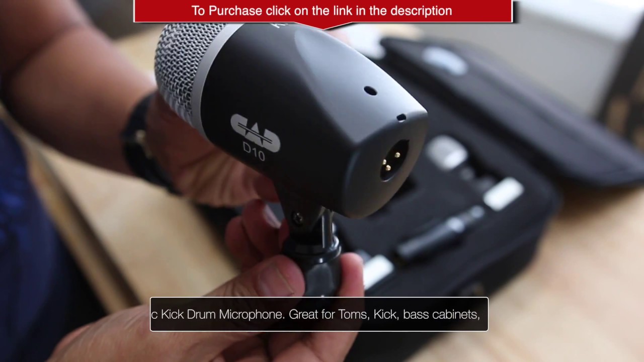 CAD  Stage 7   7 Piece Drumset microphone set   Dresciption  review