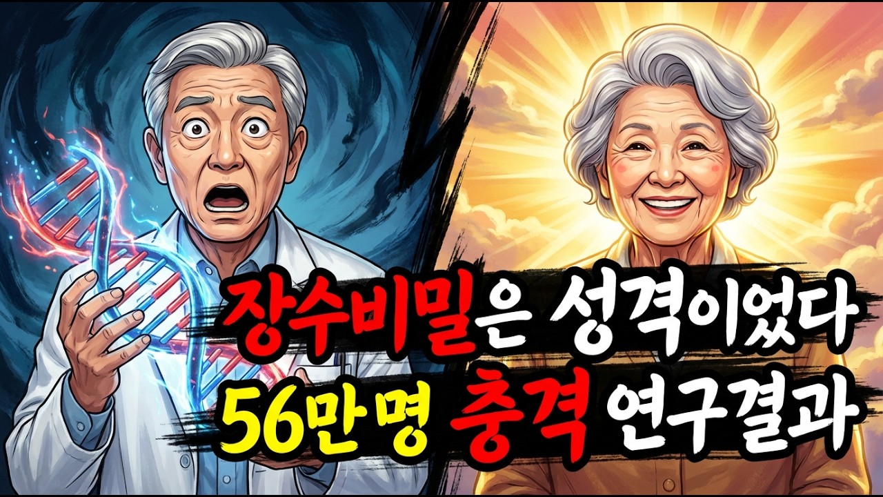 충격! 장수비밀은 성격이었다! 아직도 이걸 모르고 늙어가나요 #건강 #건강정보