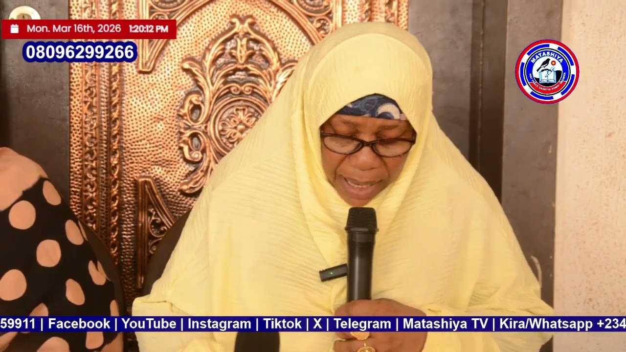 Rufe tafsirin Alƙur'ani mai girma tare da Malama Fatima Nabulisi Baƙo MFR Malama Tasalla