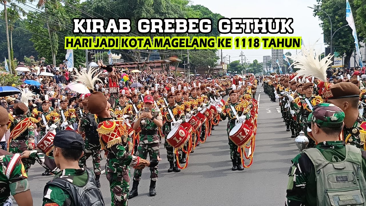 🔴 LIVE KIRAB GREBEG GETHUK MAGELANG 2024 PERINGATAN HUT KOTA MAGELANG KE 1118