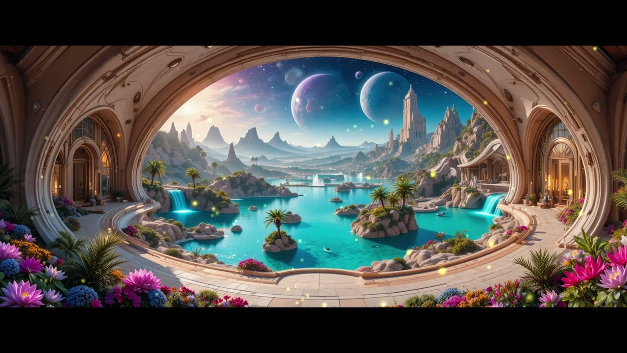 Celestial Oasis Sanctuary | Celestial Light | Ambient Music