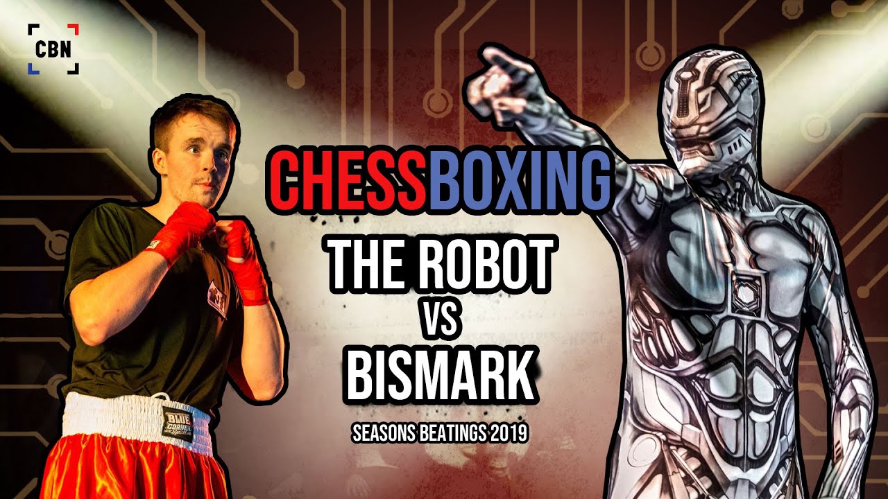 Chessboxing Robot in 1st round KO | Seasons Beatings 2019 | The Robot vs Bismark | Chess Boxing