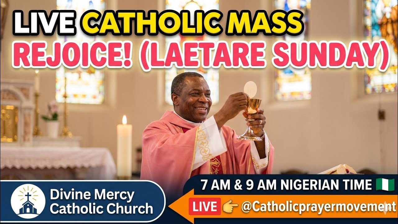 Catholic Prayer Movement  is live!From Darkness to Light Catholic Mass:Rejoice #CatholicMass#Rejoice
