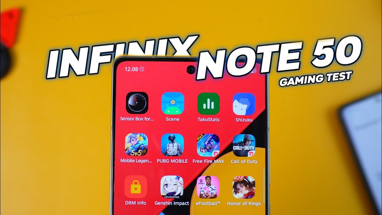 INFINIX NOTE 50 GAMING TEST, FPS, SUHU & BATERAI + COOLER