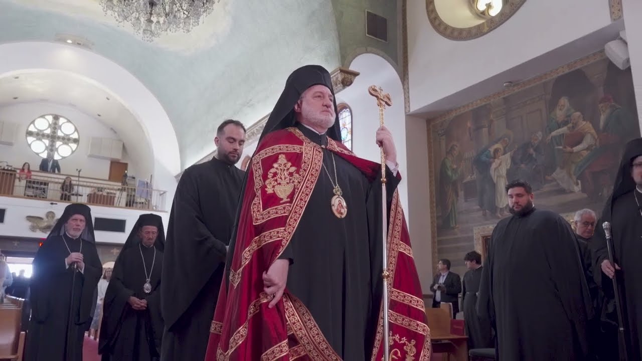 Hierarchical Divine Liturgy at St. Spyridon Greek Orthodox Church in San Diego, California