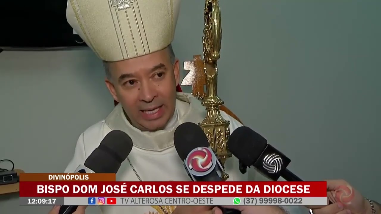 Bispo Dom José Carlos se despede da Diocese de Divinópolis