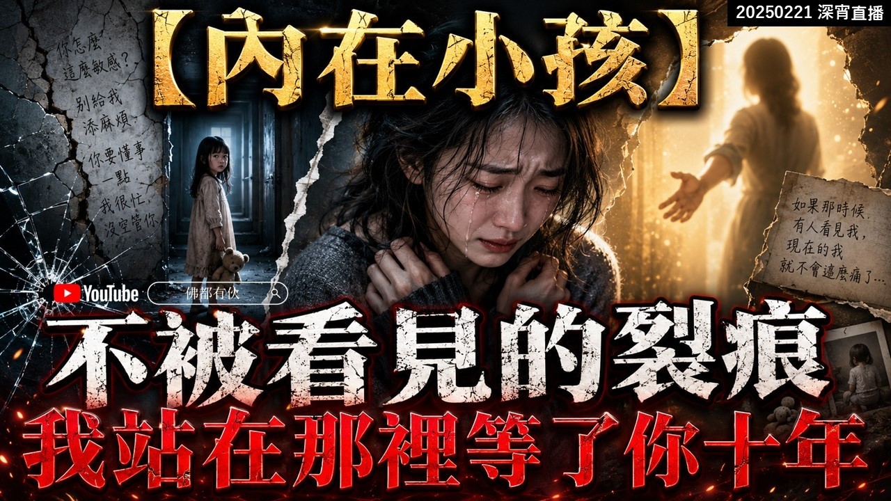 【我站在那裡等了你十年】不被看見的裂痕 20250221 深宵直播