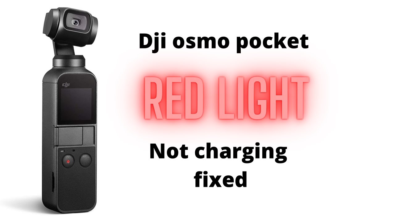 How to DJI osmo pocket 1 or 2 flashing red led and no power on // fixed #osmopocket #dji
