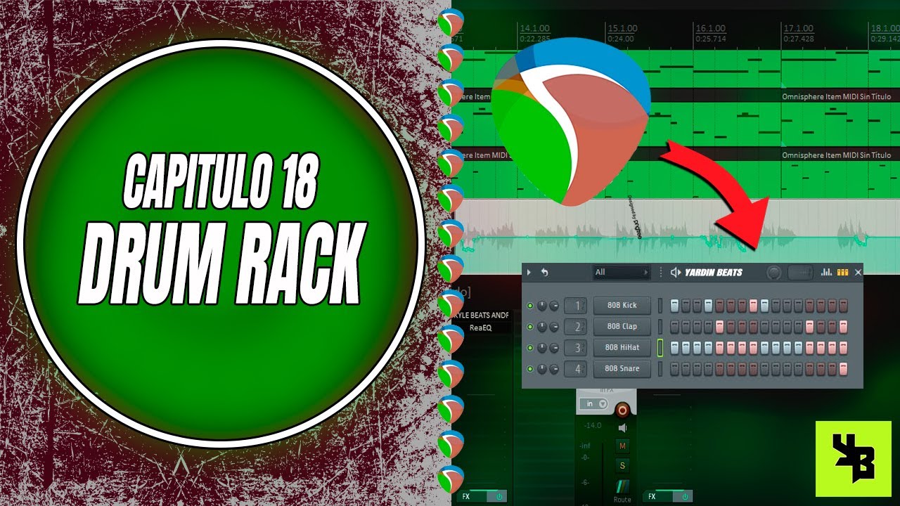 CURSO COMPLETO REAPER CAP 18 - DRUMS COMO EN FL PERO EN REAPER