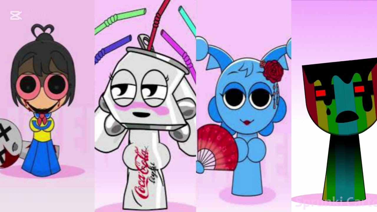 Sprunki OC Upin Phase 4 but Avatar Alizee