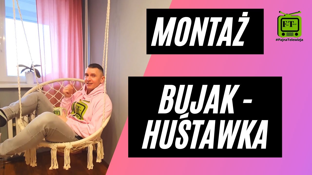 JAK ZAMONTOWAĆ BOCIANIE GNIAZDO, Bujak Fotel Wiszący Idaho, HAMAK DO SUFITU, FT135