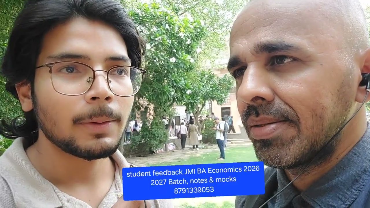 Student feedback JMI BA Economics entrance 2026 | Jamia BA Economics feedback 2026