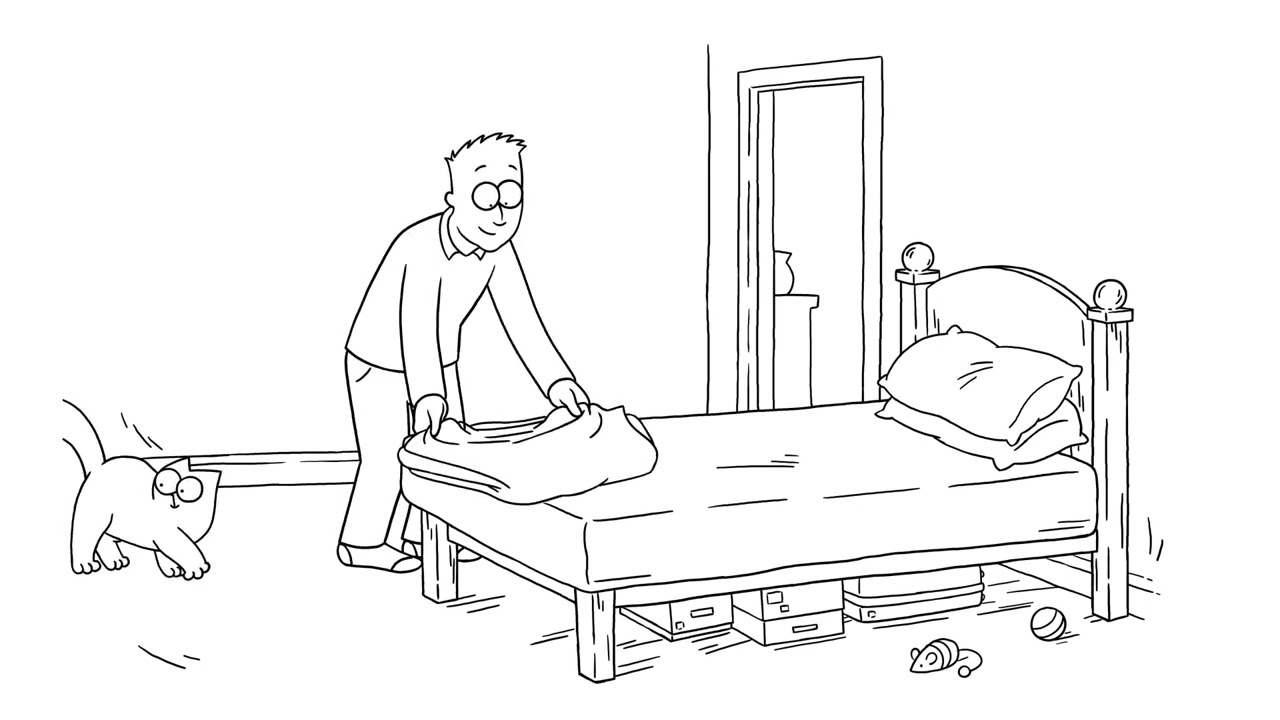 An Average Day In The Life Of A Curious Cat - Simon's Cat Extra  | COMPILATION