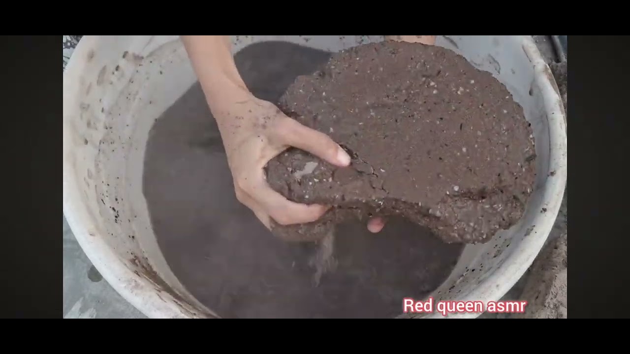 3 full dusty pure asmr cements 😋 with dry water 💦 and satisfying charcoal 🫧#asmr #sand #charcoal 