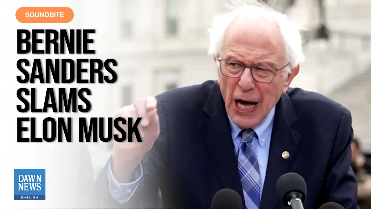 Bernie Sanders Slams Elon Musk And Trump Over VA Cuts | Dawn News English