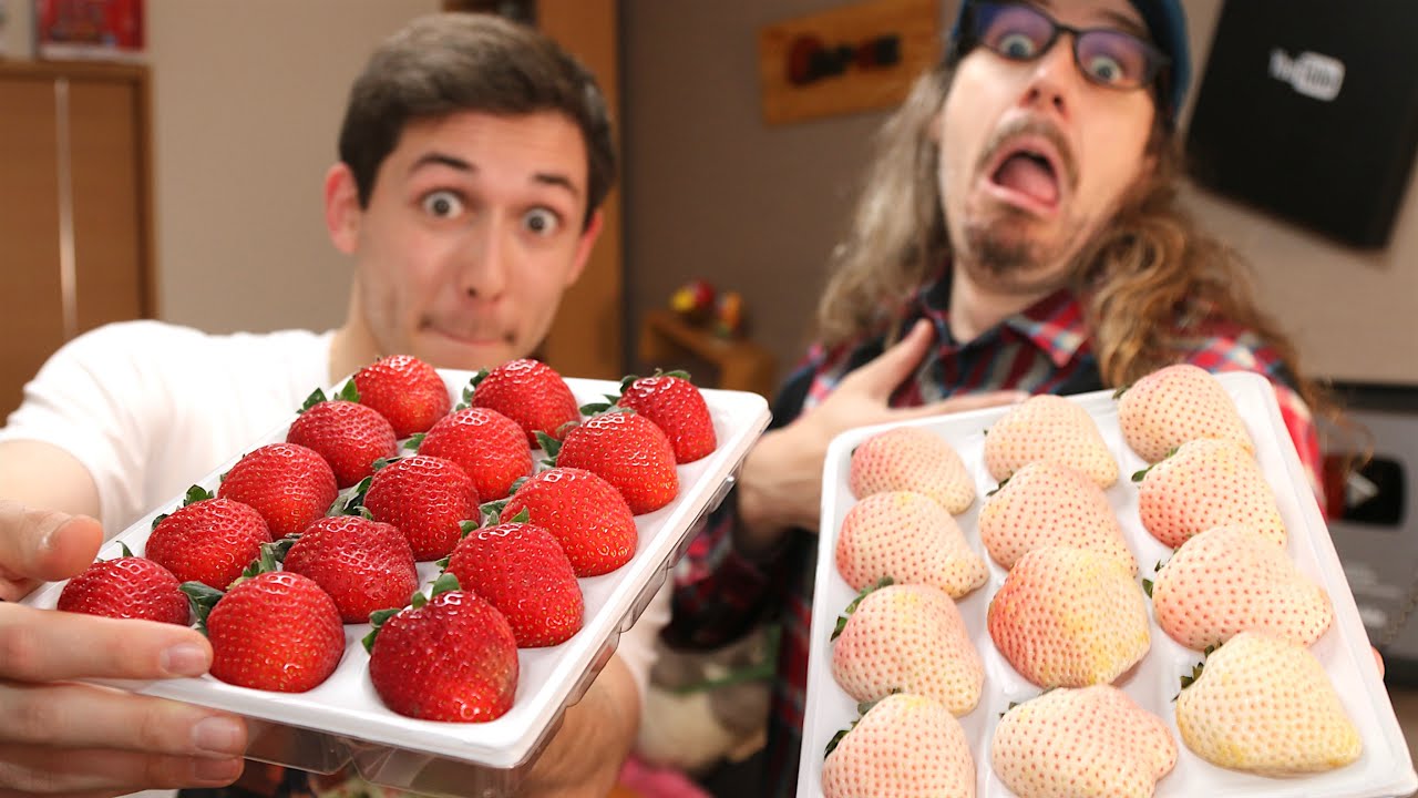 LES FRAISES BLANCHES DU JAPON 🍓