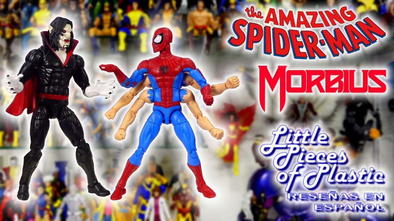 Marvel Legends Six Arms Spider-Man & Morbius Walmart Exclusive Reseña Review Little Pieces Plastic