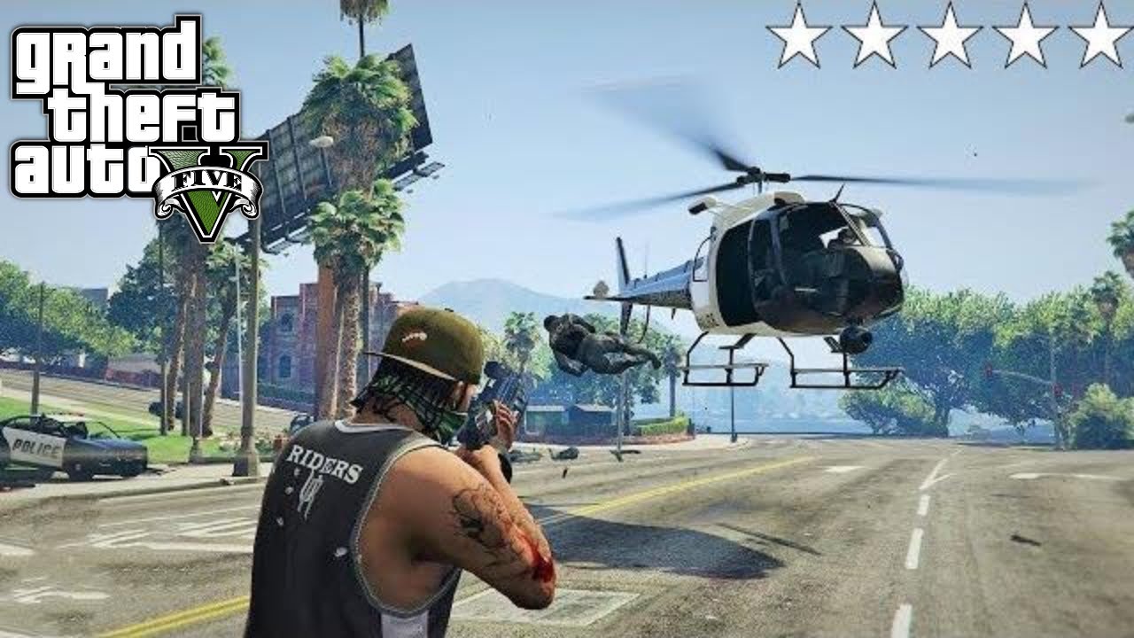 GTA 5 Franklin, Lamar, Michael, Trevor, Lester, Chef, Ron and Wade's FIVE STAR ESCAPE From CITY HALL