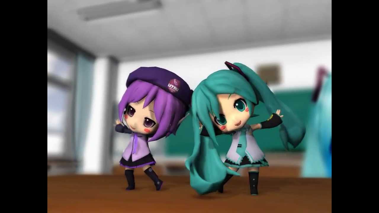 【VOCALOID-MMD】Nendoroid Defoko & Miku Hatsune's Te-yut-te