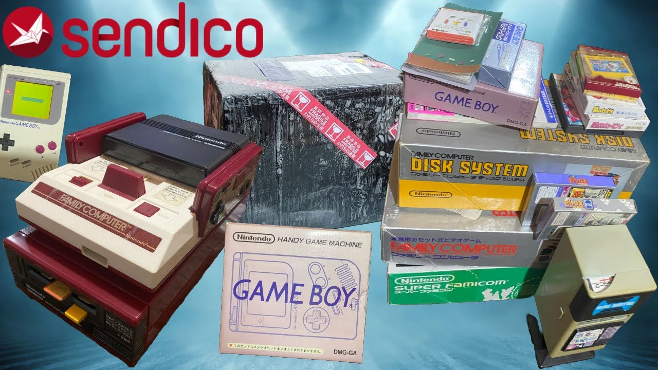 Nintendo Unboxing From Sendico, Famicom, Super Famicom, Disk System, Gameboy, and More