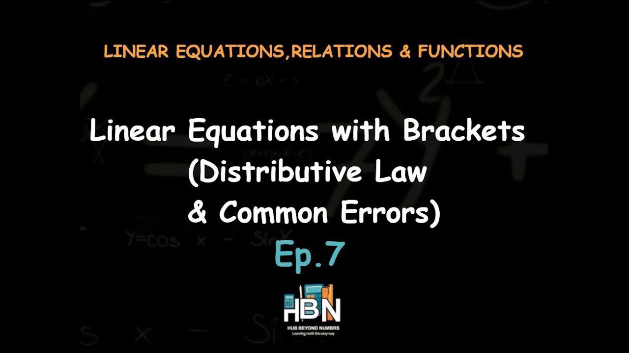 Linear Equations with Brackets | How to Expand and Solve