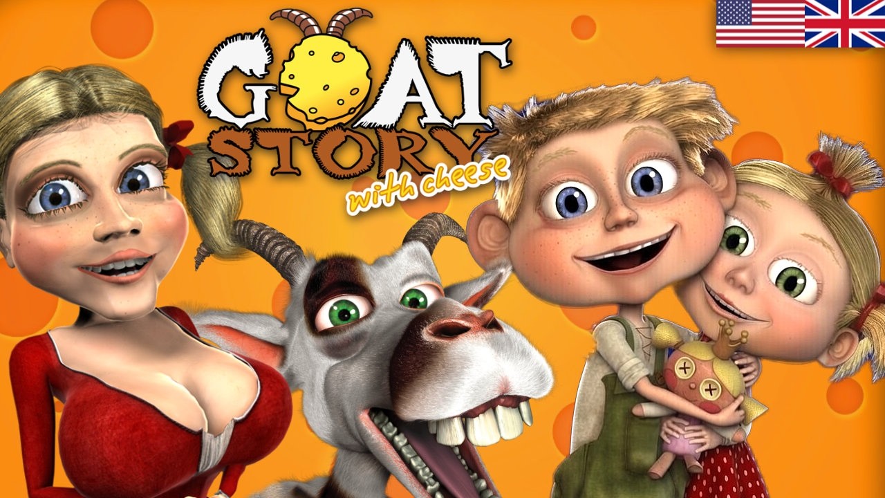 Goat story 2 with Cheese | Full Animaton Movie | English Children Cartoon | Free Animated Kids movie