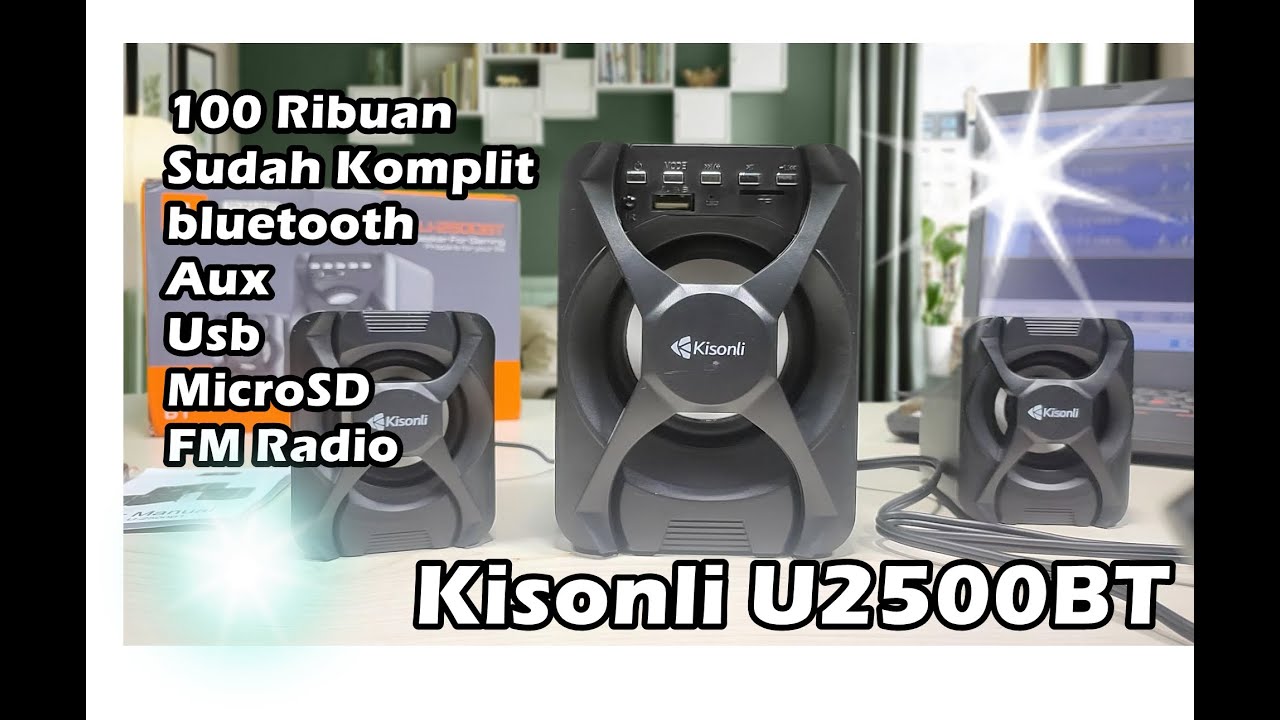 Cocok Untuk Dikamar, Speaker Kisonli USB bluetooth Ada Radio FMnya Harga Murah Kwalitasnya Bagus