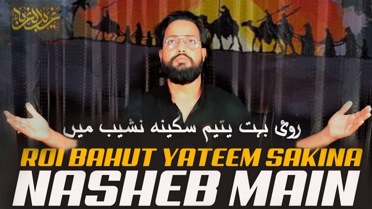 ROI  BAHUT YATEEM SAKINA NASHEEB ME | Jb Aamir Asgar Gopalpuri |Sham e Ghareeba |10th Muharram noha 
