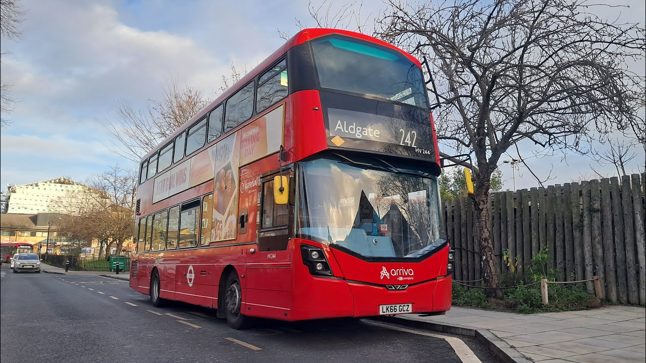 FRV: Route 242 | Homerton Hospital - Aldgate | HV244 (LK66 GCZ)