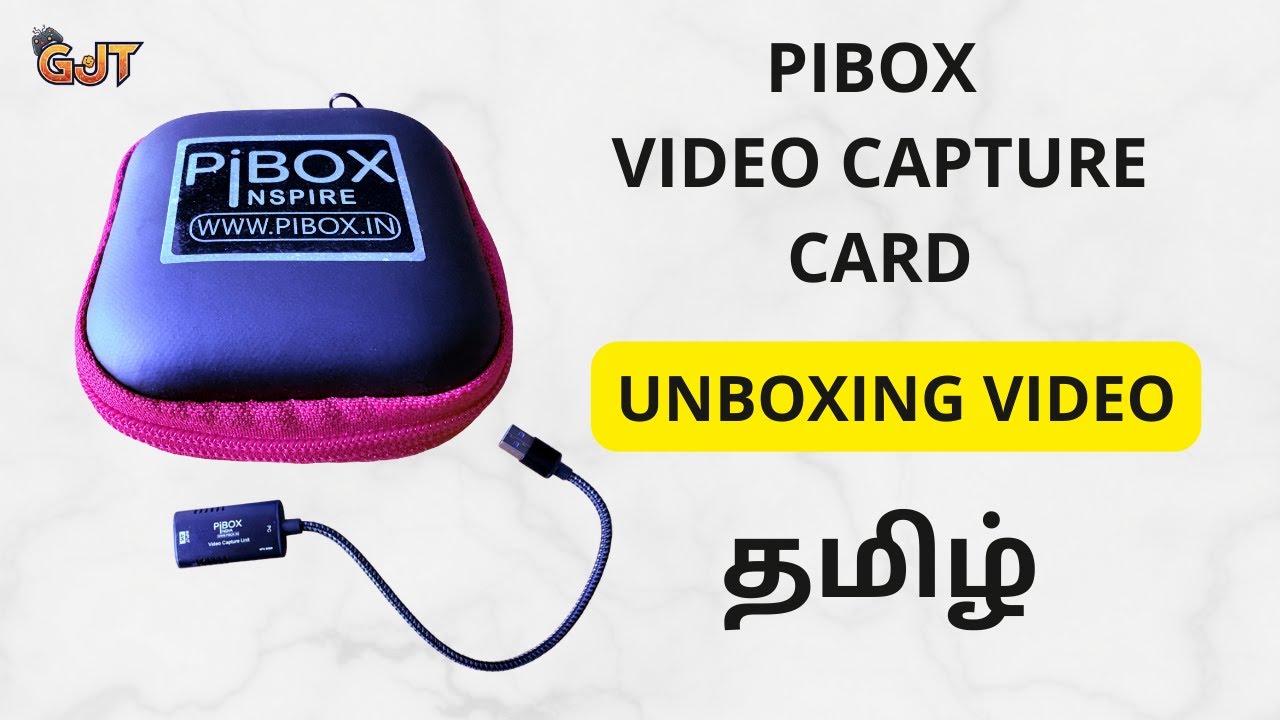 Pibox Video Capture Card Unboxing in tamil🔥 | Gaming Joy Tamil