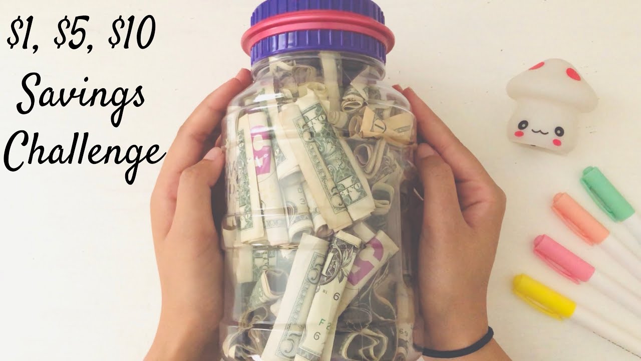 $1 $5 $10 SAVINGS CHALLENGE | HOW MUCH DID I SAVE? | March 2021