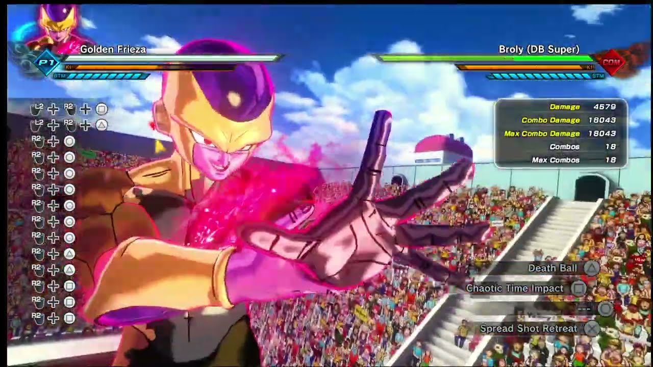xenoverse 2 golden frieza ultra supervillain gameplay