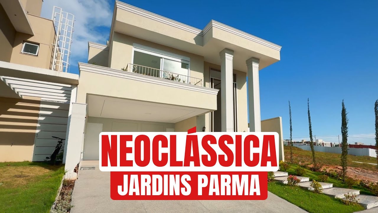 Sobrado no Estilo Neoclássico - Jardins Parma - Senador Canedo