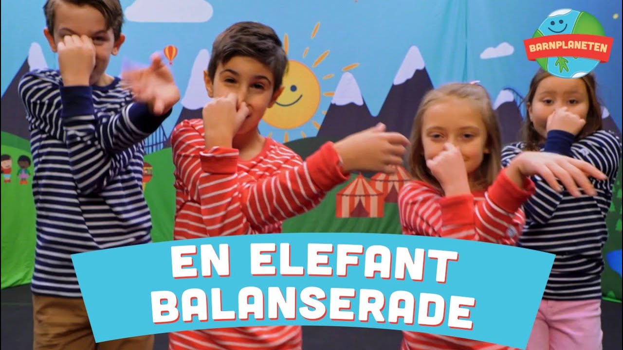 En elefant balanserade - Barnmusik och barnlåtar med Minikompisarna