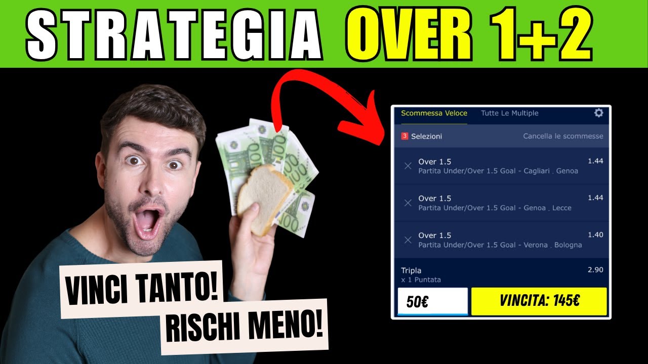 Come vincere le tue Scommesse con il NUOVO Metodo 1+2