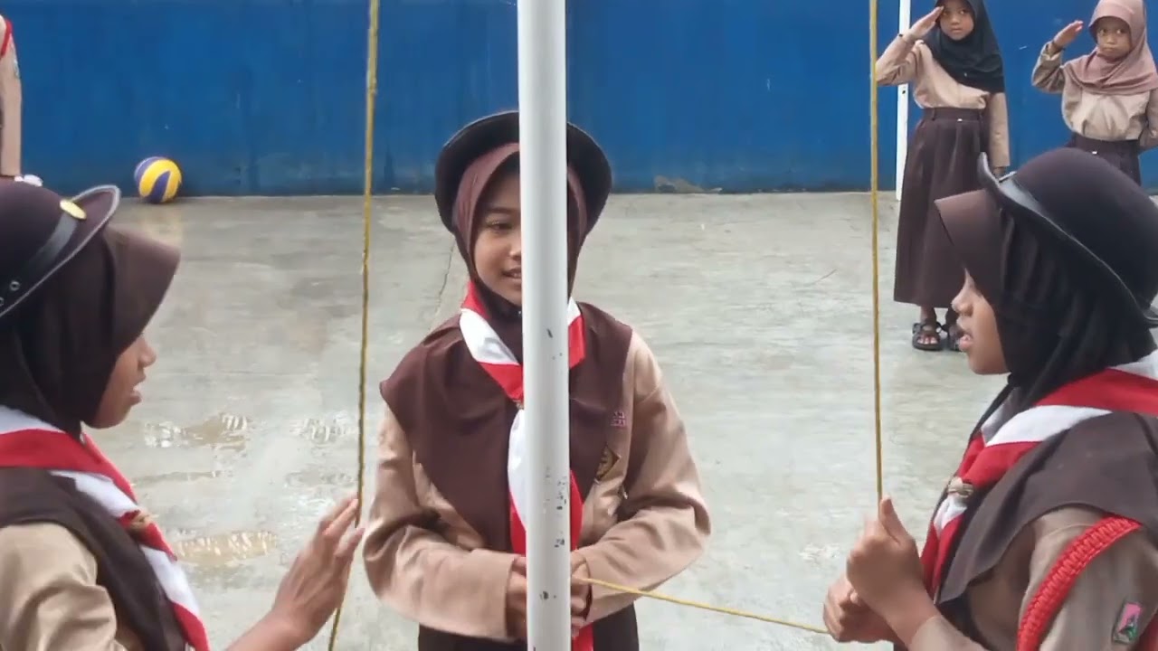 TATA CARA UPACARA LATIHAN PRAMUKA PENGGALANG #education#pramuka