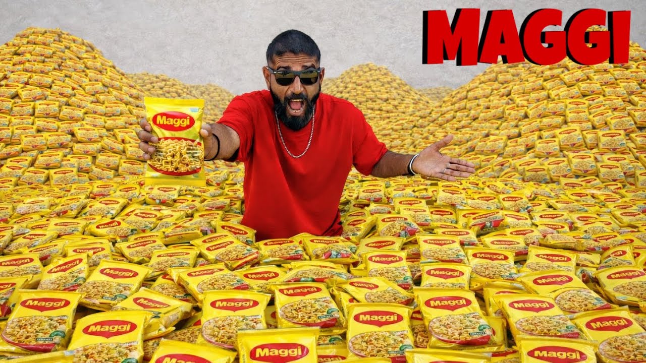 Can We Cook *100 MAGGI* In 2 Minutes ⁉️