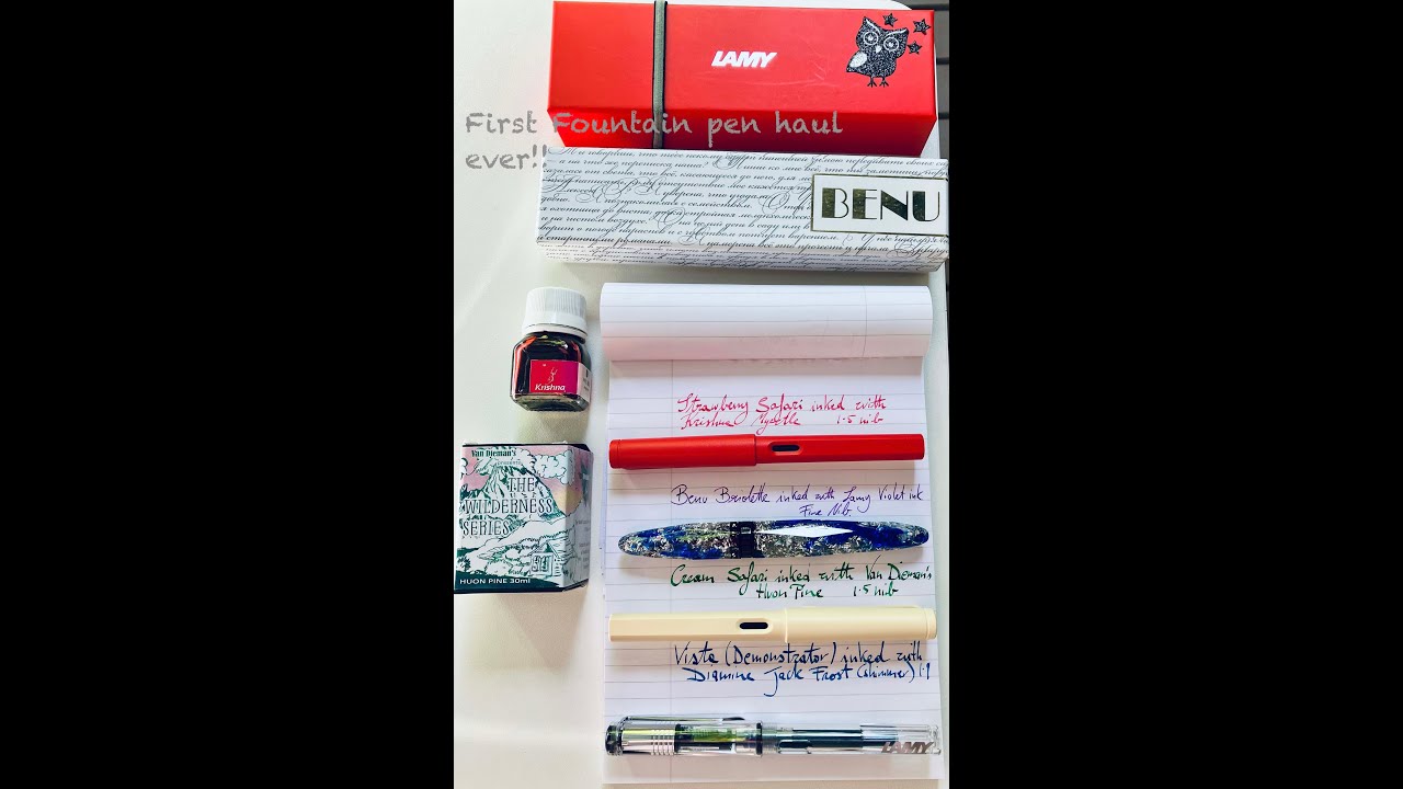 A Fountain pen 'Awakening' - a beginner's journey
