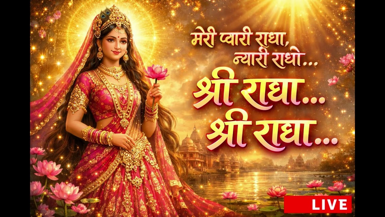 भक्ति में डूब जाने वाला राधा भजन | मेरी प्यारी राधा, न्यारी राधा | Radha Rani Bhajan @Aiakanshavlogs