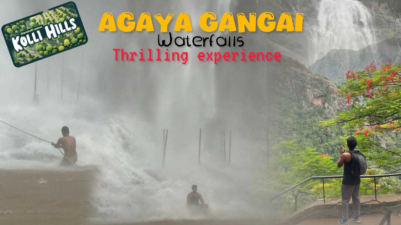 ஆகாய கங்கை falls in kolli hills | waterflow 