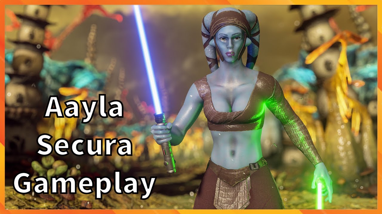 Aayla Secura Gameplay Star Wars Battlefront 2