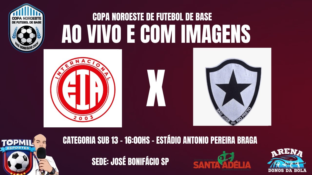 ⛔  INTER EMBU  X BOTAFOGO 🛑 SUB 13 🏟️ COPA NOROESTE 2026