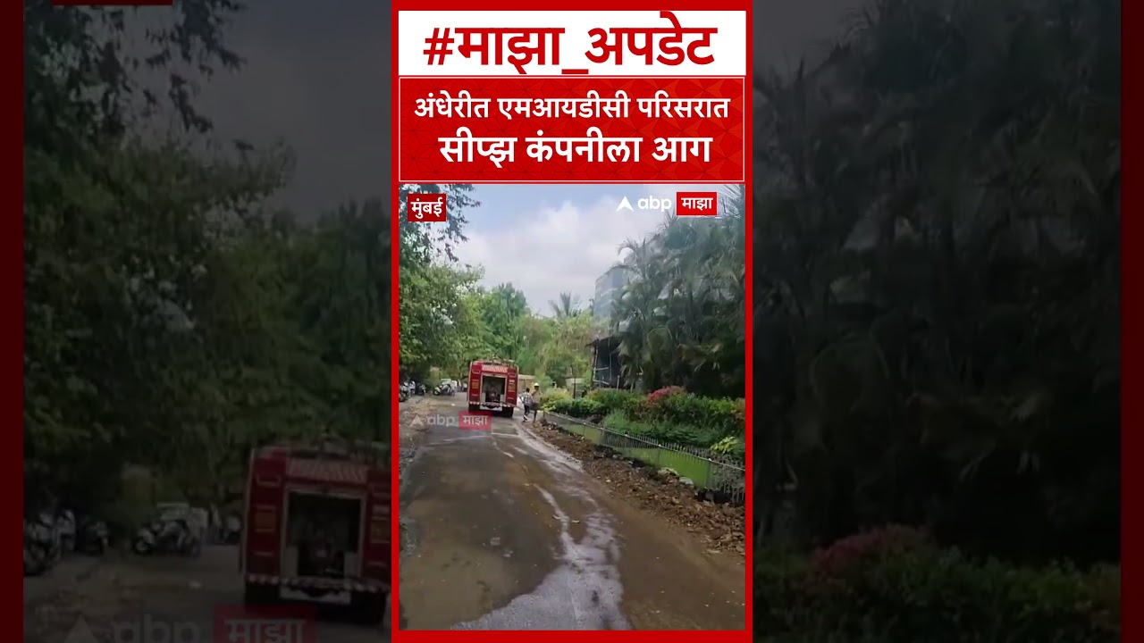 Andheri Seepz Fire : अंधेरीत एमआयडीसी परिसरात सीप्झ कंपनीला आग